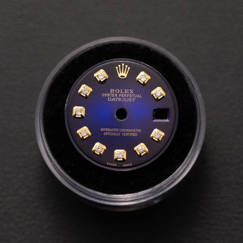 Rolex 26mm dark blue diamant - dark,