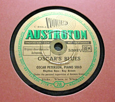 OSCAR PETERSON Oscar's Blues / Where Or When AUSTROTON 5202 (618)