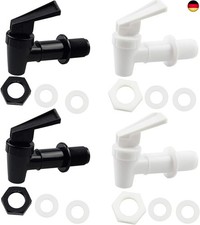 4 Stück Kunststoff Getränkespender Zapfhahn, Ersatzhahn geeignet für Kalte und h