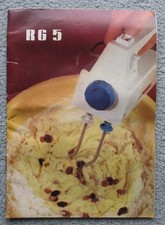 Bedienungsanleitung Handrühr- und Mixgerät RG 5 Komet DDR