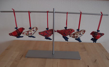Vögel, Design, Deko, Stoffvögel, hängend, IKEA mit Metallstange stehend, 6 Vögel