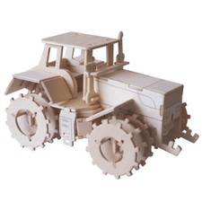 Traktor typ 3d holzbausatz - traktor,