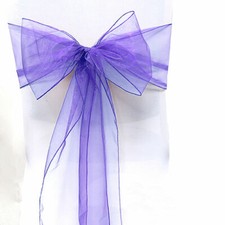 Organza Stuhlschleifen