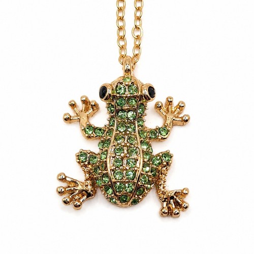 Filigrane frosch halskette - filigrane,