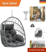 Bequemer Hängestuhl Grau