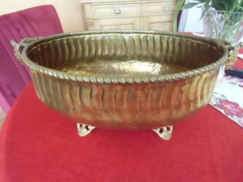 Jardiniere messing xxl cm - jardiniere,