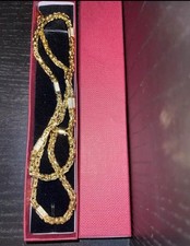 Königskette Ice Out Vergoldet