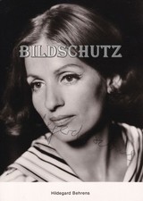 Opernsängerin Hildegard BEHRENS, Autograph auf Fotokarte+handschriftlicher Brief