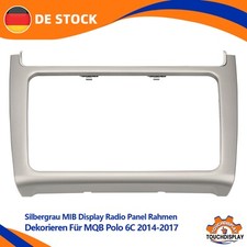 Silber Gray Auto Radio Rahmen