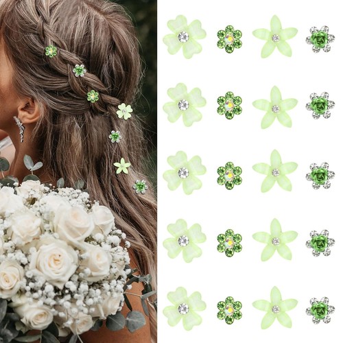 Kleine blumen haarspangen 20 - kleine, haarspangen,