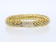 Top Preis vintage Armband 0,50 ct. Diamanten 750 Gold 18 Karat 70,88 Gramm deta