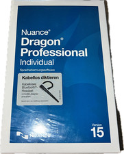 OVP Nuance Dragon Professional Individual 15 Vollversion Deutsch K809G-XN9-15.0