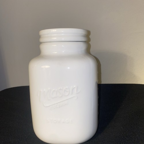 Mason jar glass weiß - mason,
