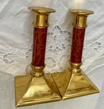 2x vintage Kerzenständer