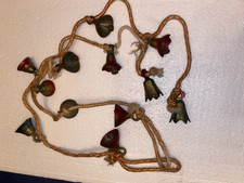 2 Messing-Glocken Windspiele mit jeweils 6 Glocken