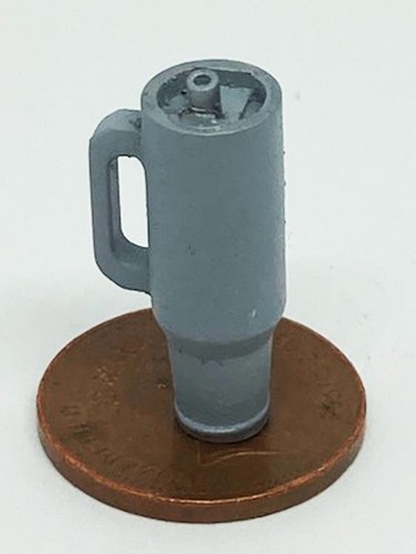 Puppenhaus miniatur grau - puppenhaus,