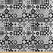 Vintage Tribal Satin Stoff als