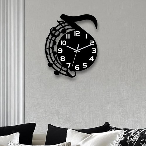 Musiknoten wanduhr hängeuhr - musiknoten-wanduhr,,