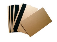 Magnetkarten / gold-metallic /