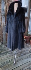 Nerz, Pelz Nerzmantel schwarz