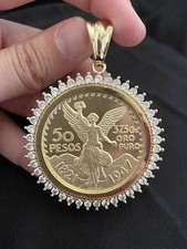 14K Gelbgold Finish 50 Pesos