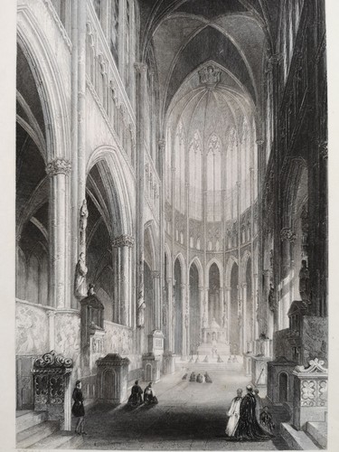 Stahlstich 1850 kölner - um, 1850.