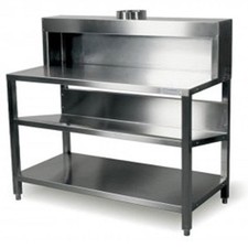 Hamach 000463 Edelstahl Anmischtisch HT120 ohne Türen Arbeitstisch HT 120