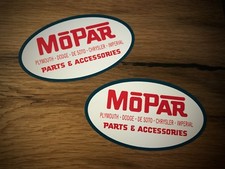 2x MOPAR Vintage Aufkleber