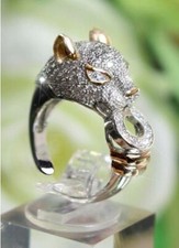 Ring 18 K Gold vergoldet