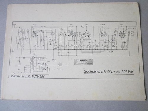 Sachsenwerk olympia 392 wk - ,