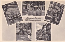 Alte Ansichtskarte Braunschweig ca. 1950