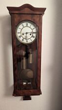 Wiener Regulator Gustav Becker Miniatur  Pendeluhr Wanduhr Seilzug Biedermeier