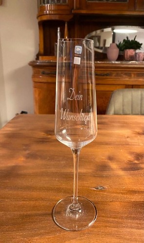 Sektglas mit wunschgravur - sektglas,