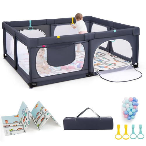 Baby laufstall mit matte - baby,