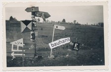 Foto Wehrmacht Schilder  2.WK