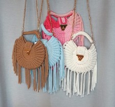 Hippie häkel fransen tasche - hippie,