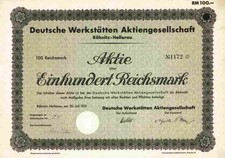 Deutsche Werkstätten VEB 1931