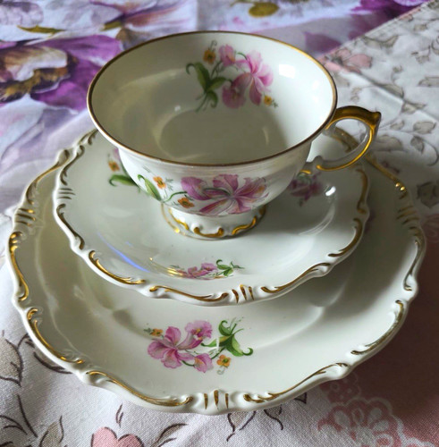 Sonneberg porzellan tasse - porzellan,