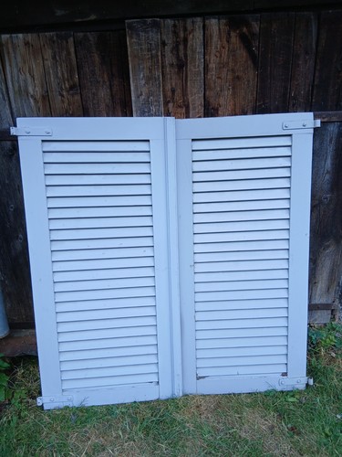 Paar fensterladen holz - paar,
