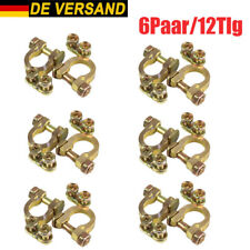 12x Batterie-Polklemmen Set Autobatterie KFZ Anschluss Batterieklemme Klemme Pol