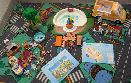 Playmobil poolparty mit grill - mit,