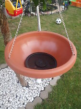 Blumenampel mit Metallkette Hängeblumentopf Pflanzenampel Pflanzkübel Neu B-Ware