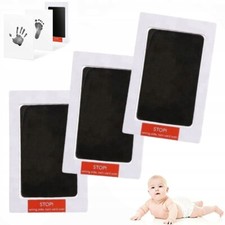 3x Baby Fussabdruck