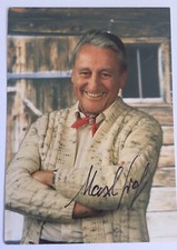 Maxl Graf signiert Karte