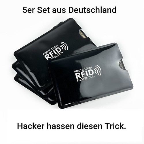 Rfid schutzhülle blocker - 5x,