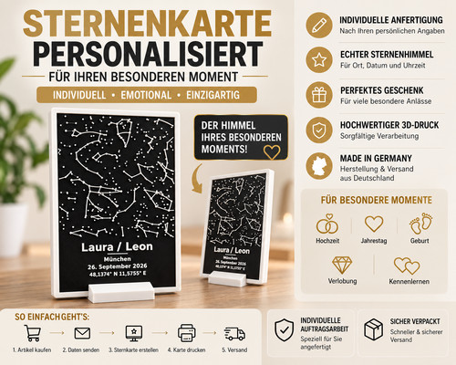 Sternenkarte personalisiert - ,