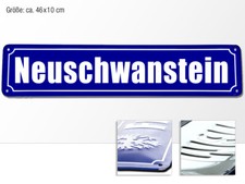 NEUSCHWANSTEIN Bayern Schild