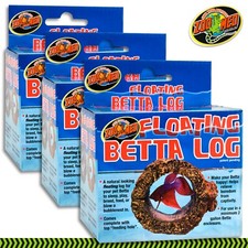 3xZoo Med Floating Betta Log™ Schwimmender Baumstamm für Siamesischen Kampffisch