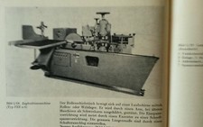 Holz Maschine Fotos 1975 DDR Säge Fräse Bohrmaschine Furnier Presse Kleber Buch