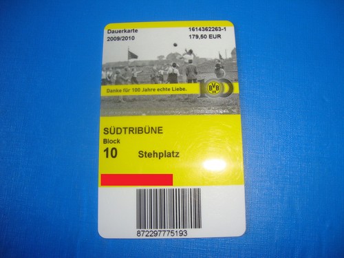 2009 ticket dauerkarte - ticket,